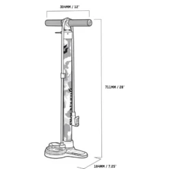 Blackburn Chamber HV Floor Pump -Cheap Cyclo Frenzy Store blackburn chamber hv floor pump 2