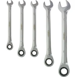 Var Set Of 5 Rachet Combination Wrenches